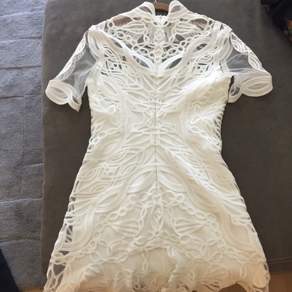 Jonathan Simkhai Truss Lace Dress - White - Picture 3 of 4