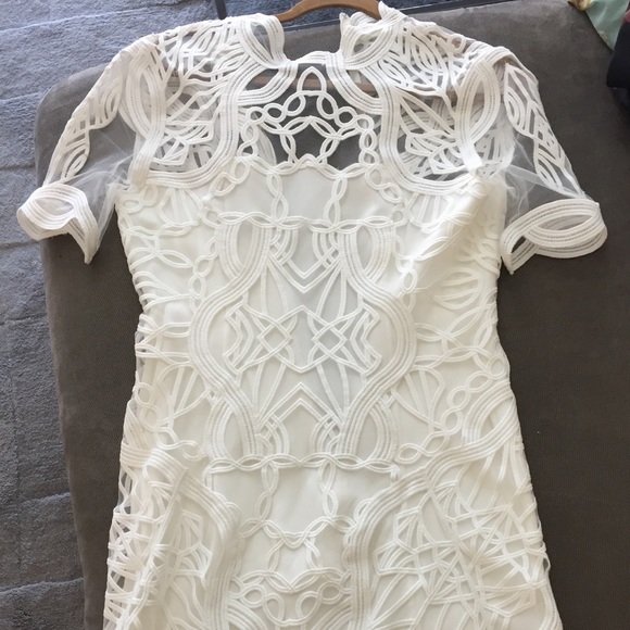 Jonathan Simkhai Truss Lace Dress - White - Picture 4 of 4