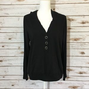 Sonoma Black Hoodie with Front Pocket