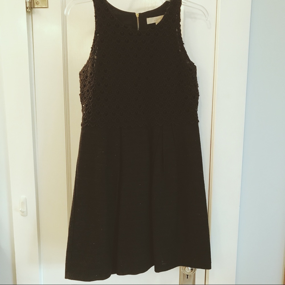 LOFT Ann Taylor black dress