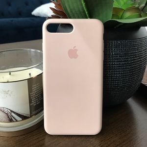Iphone 7 Plus Silicone Case - Pink Sand
