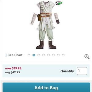 Deluxe Star Wars Costume NWT