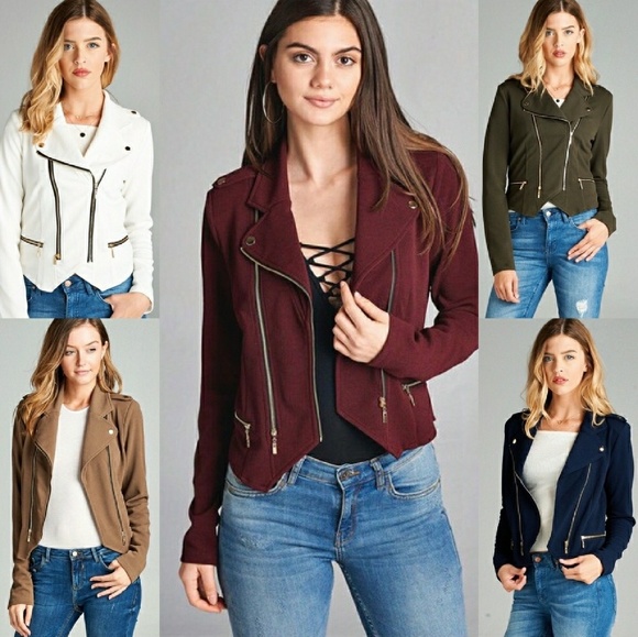 ❕LAST ONE🍃 Black Moto Jacket - Picture 2 of 6