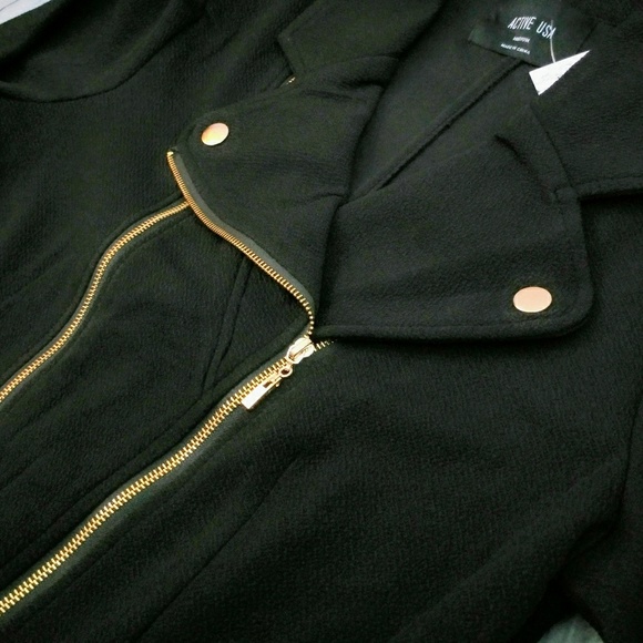 ❕LAST ONE🍃 Black Moto Jacket - Picture 6 of 6