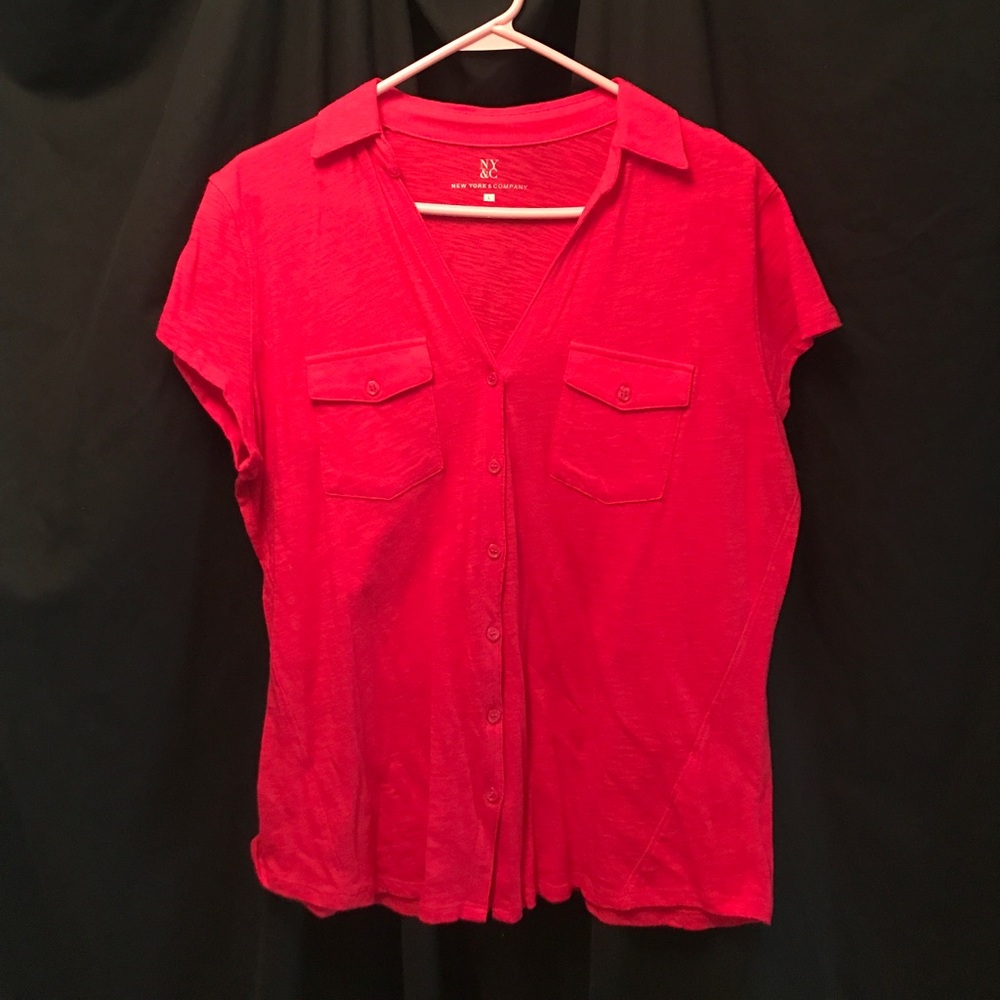 Button Up Collared Shirt