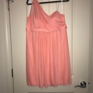 Davids Bridal Coral Bridesmaid Dress -Size 18-