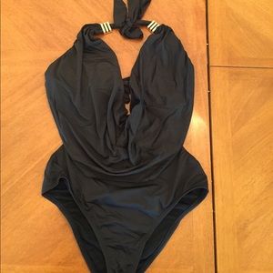 Black One Piece Swimsuit