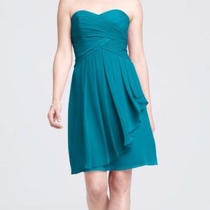 Sweet Heart Chiffon Short Dress - image 1