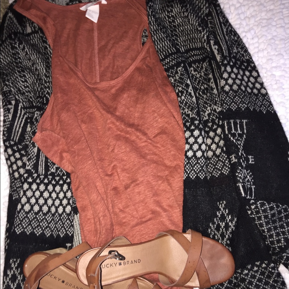 🍊H&M burnt orange tank top🍊