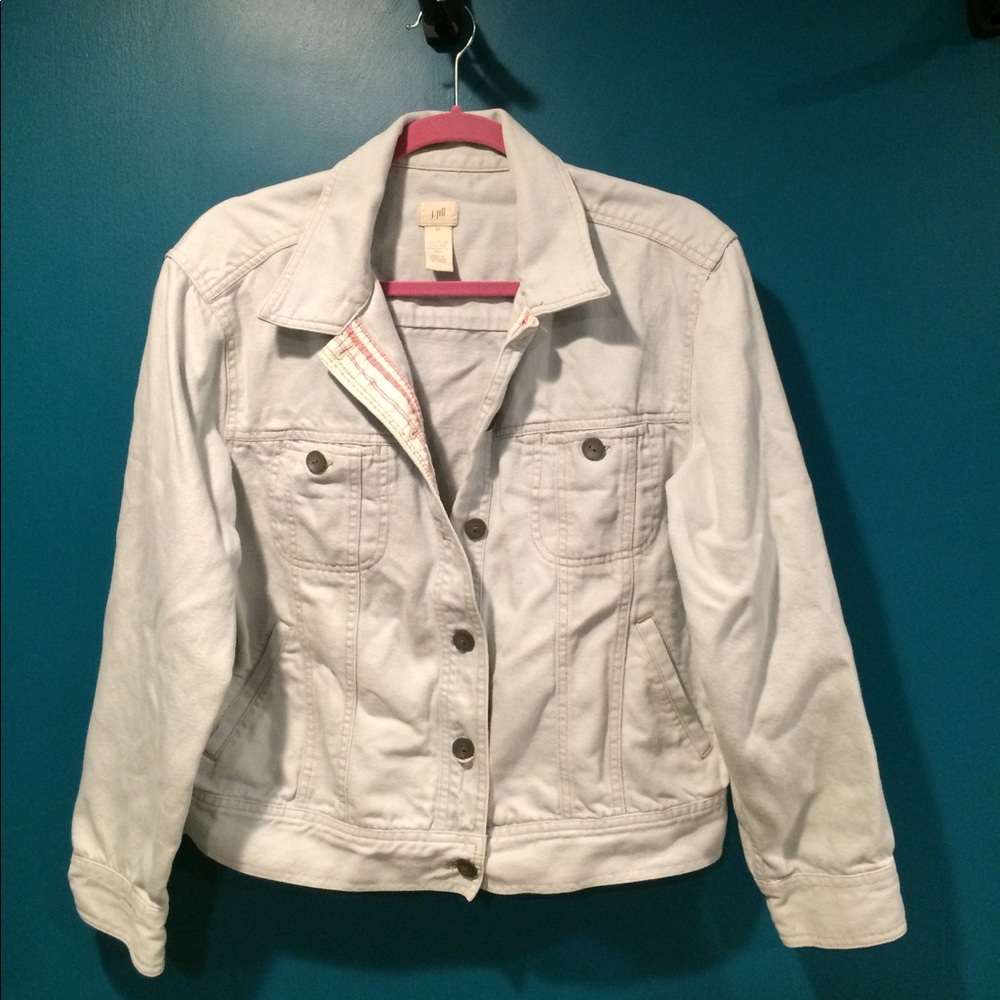 J. Jill light wash denim jacket