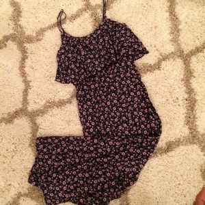 LA Hearts black floral maxi dress