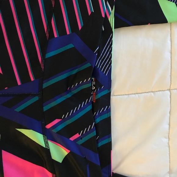 NWT fila sport colorful woman's leggings - Picture 3 of 3