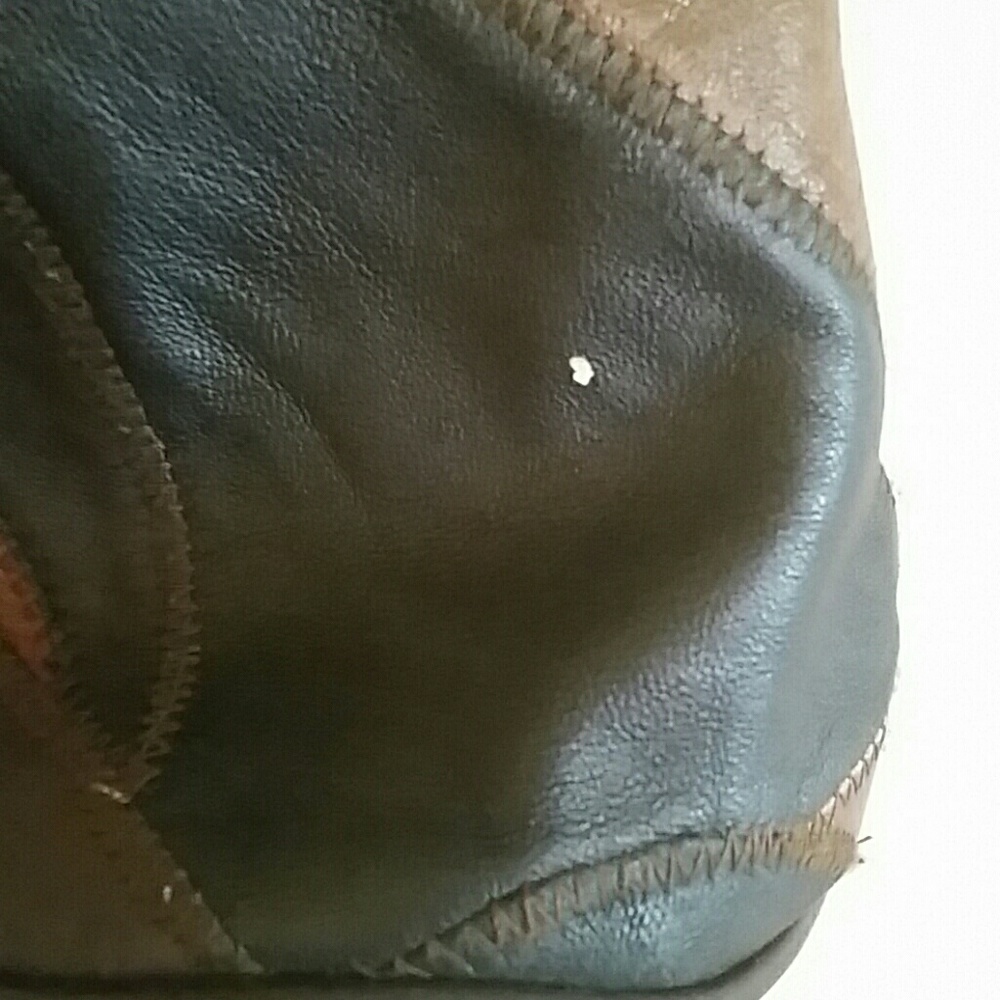 Leather Patchwork Purse - image 3