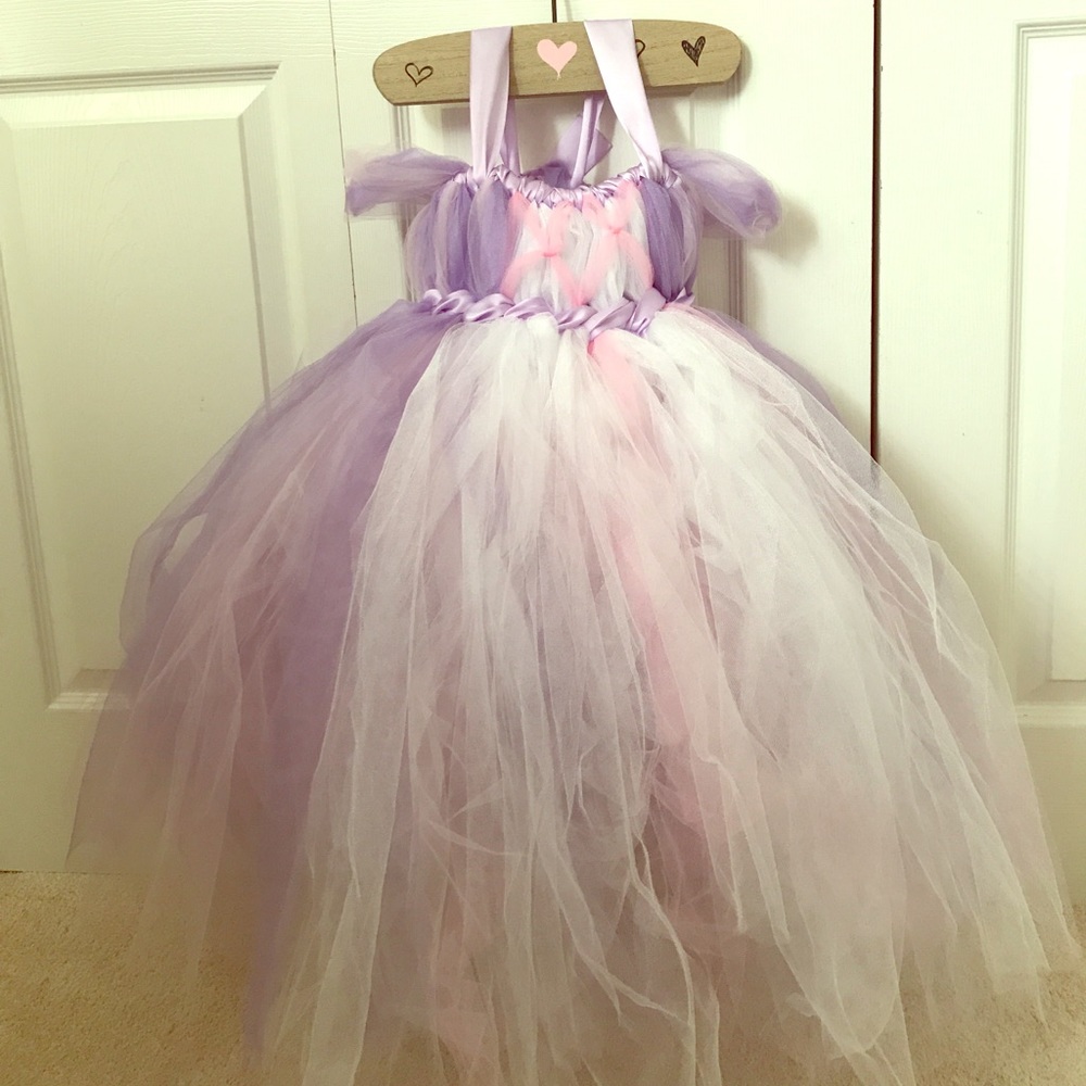 Rapunzel style tutu dress for girls