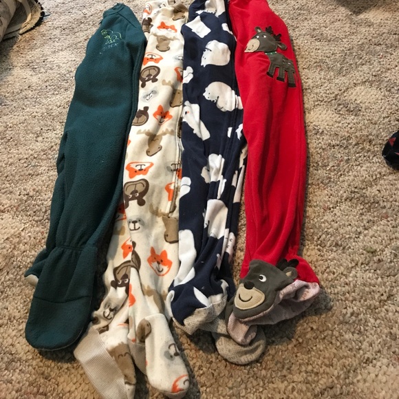 Carter's Other - 4 Fleece one piece PJs