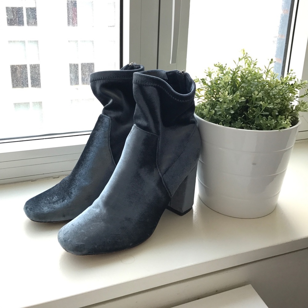 Velvet Sock Booties