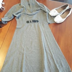 Gray sweater dress. Fits like a 4-6 stretchy and