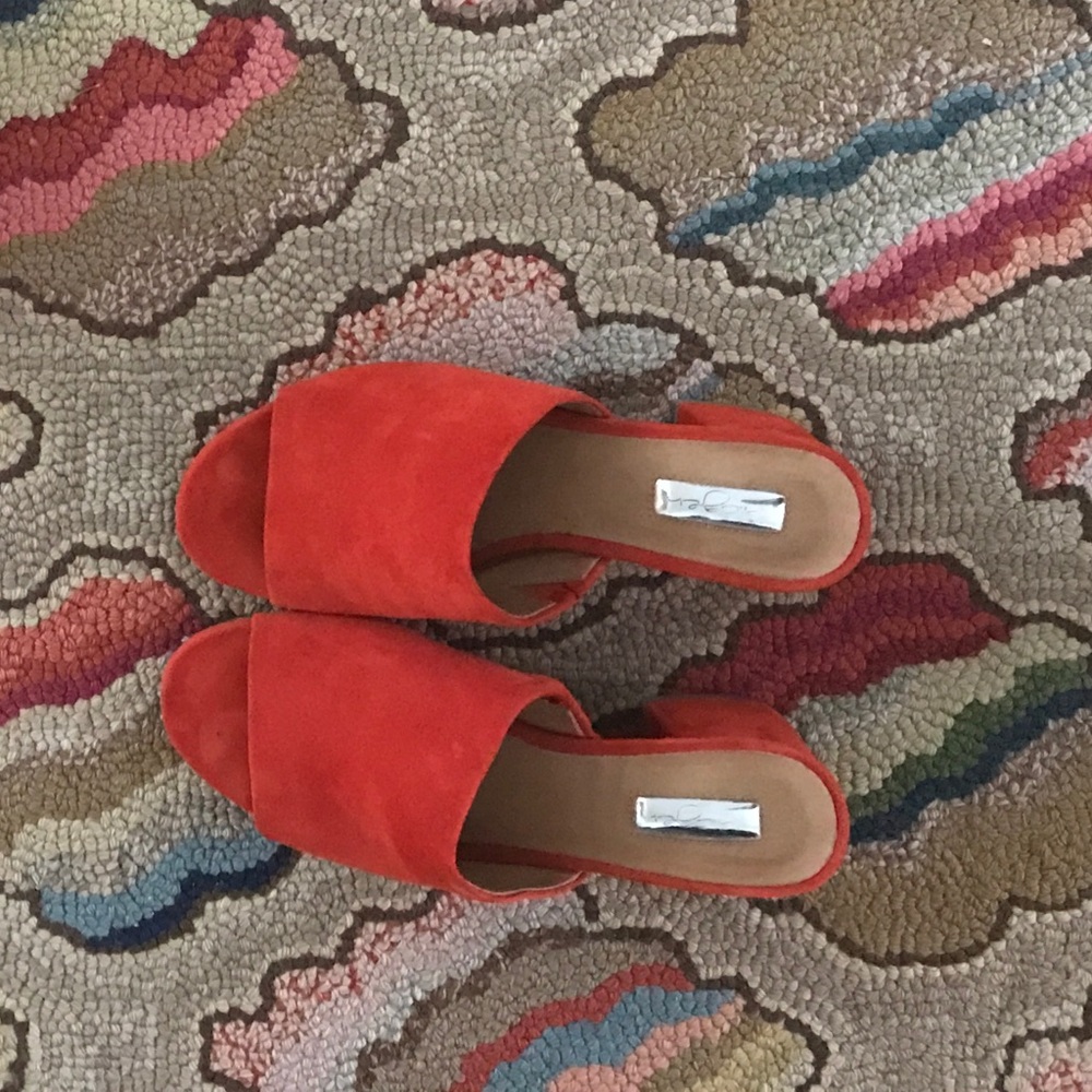 Halston Mule Sandals - worn twice!