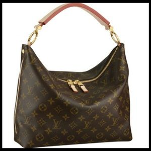 Louis Vuitton Sully Handbag Monogram Canvas MM