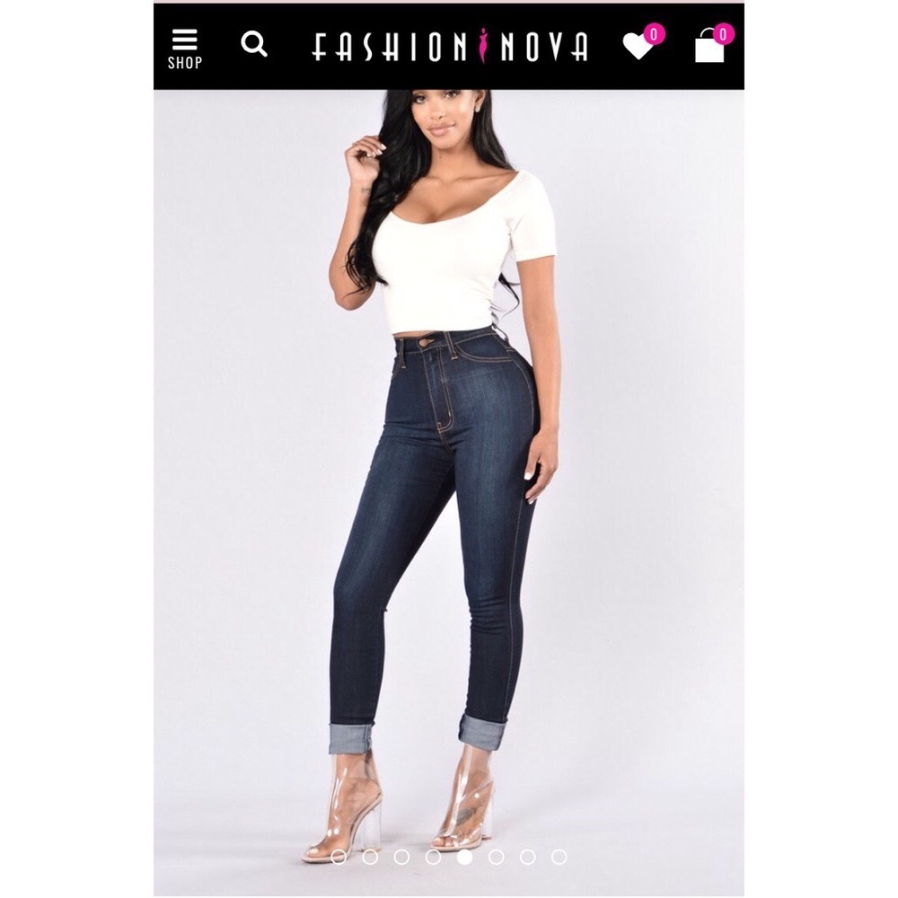Fashion Nova Classic High Waist Skinny Jeans NWT