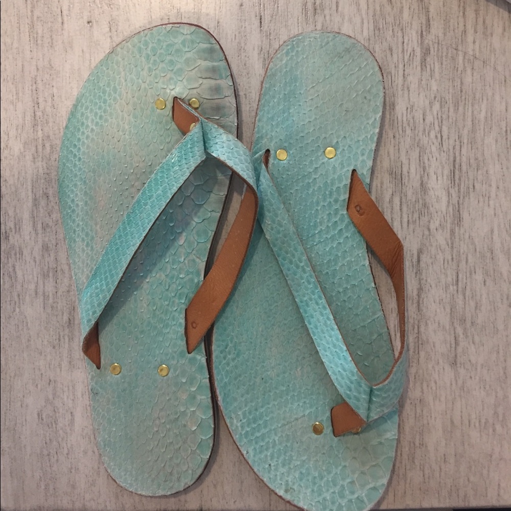 Presmer Austin flip-flops in Mint!