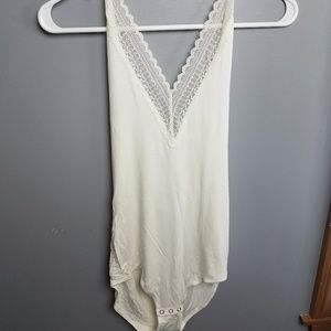 White Lace Bodysuit