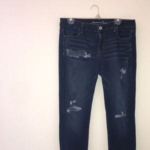 Ripped American eagle jeans
