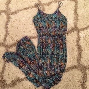 NWOT Multi-colored Lush maxi dress