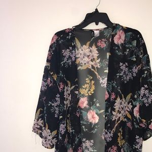Floral kimono