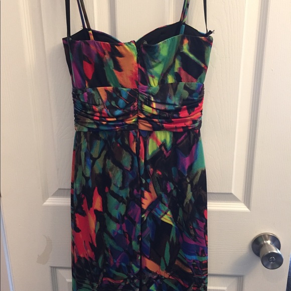 Multi-Colored Cocktail Dress - Picture 2 of 3