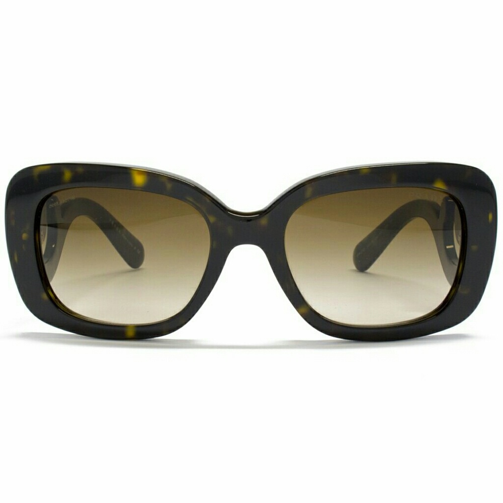 Prada Baroque Square Tortoise Shell Sunglasses