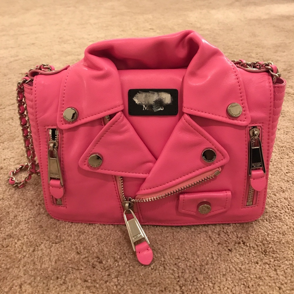 Pink Jacket Crossbody Bag
