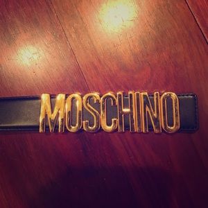 Moschino black belt