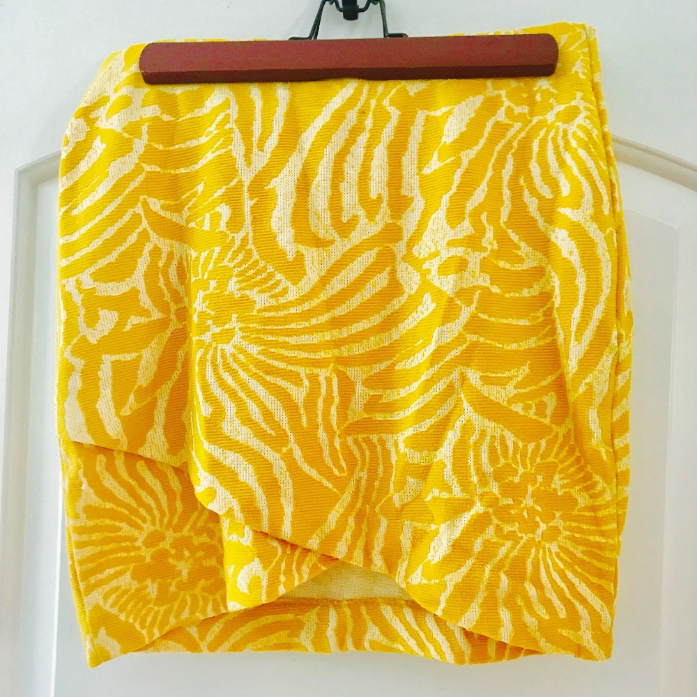 Yellow Mini Skirt