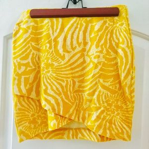 Yellow Mini Skirt