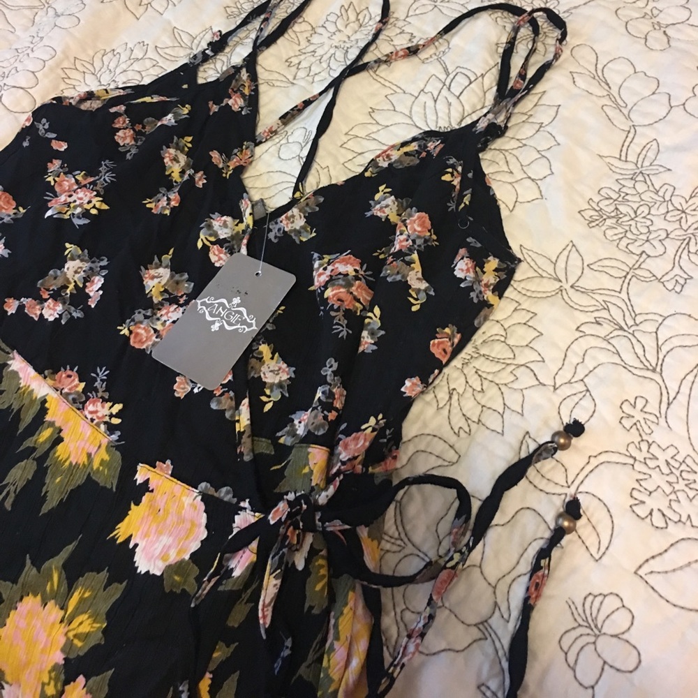 Angie Floral Wrap Dress