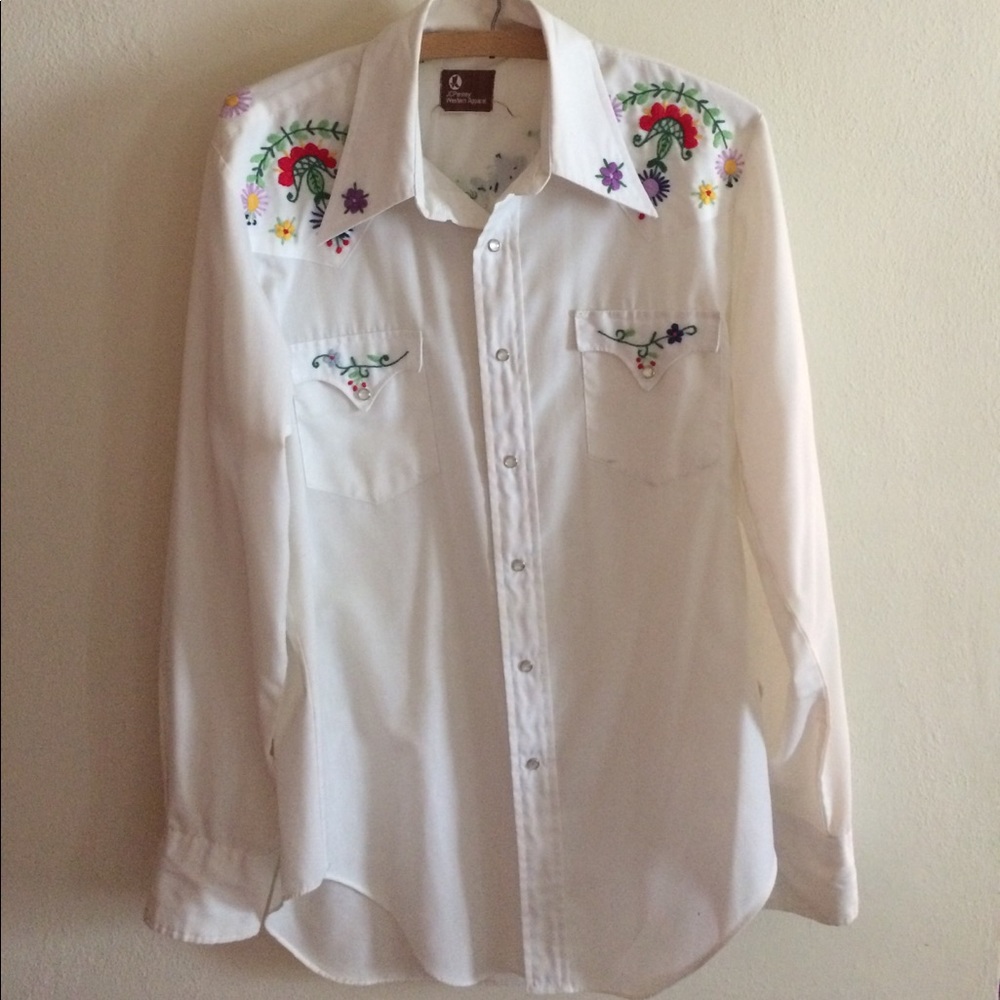 Vintage 1970's Pearl Snap Western shirt