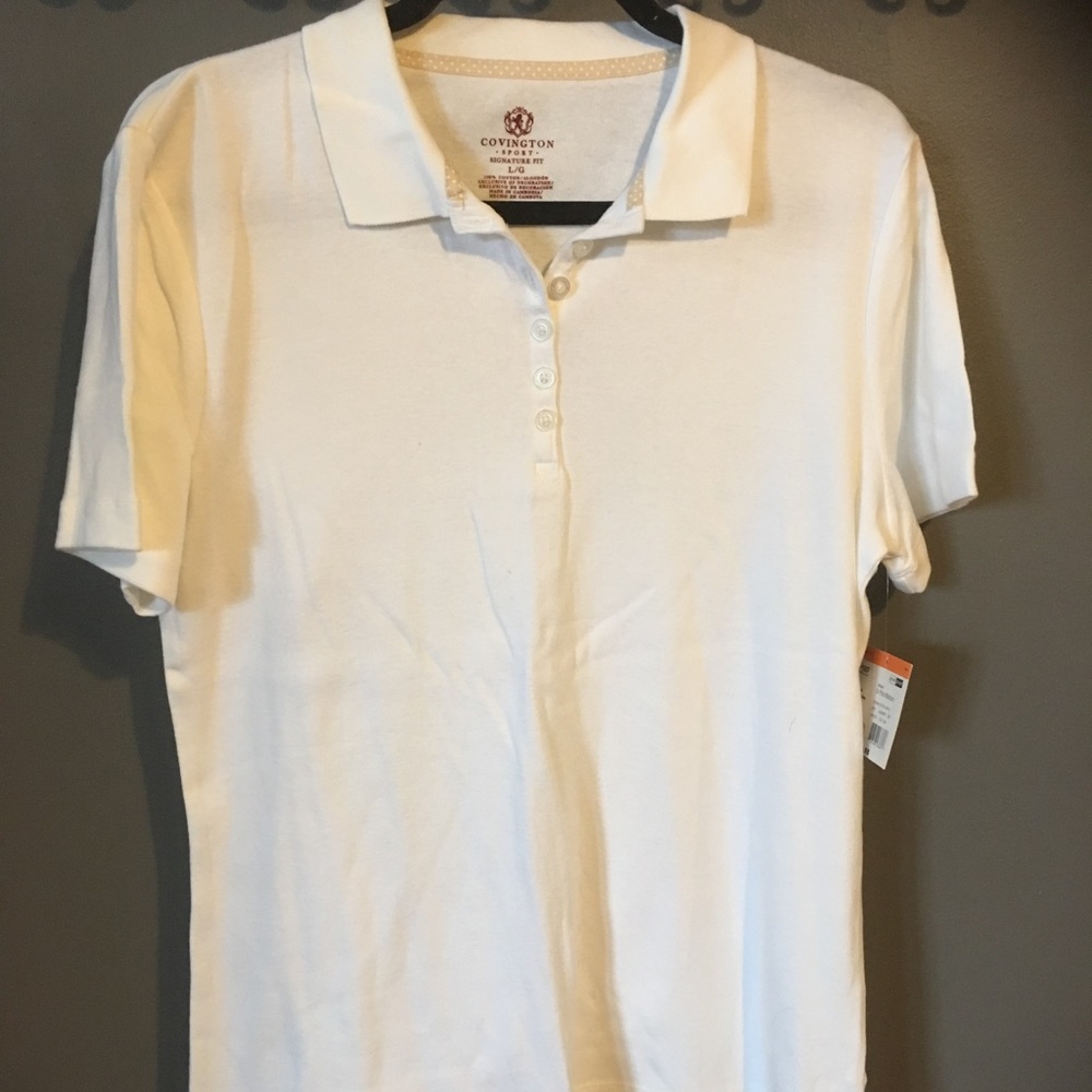 White collar golf tee