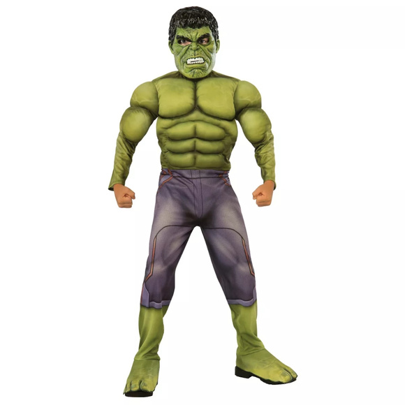 Boys Hulk Superhero Childs Costume Size Large