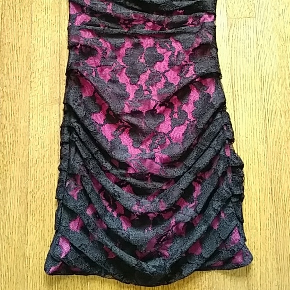 Express black lace dress size 0 - Picture 3 of 7