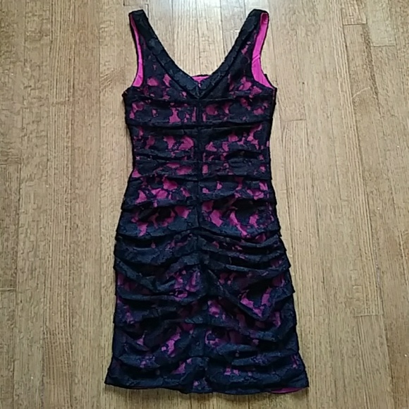 Express black lace dress size 0 - Picture 5 of 7