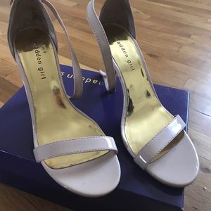 Madden Girl Nude Heels Size 10 Used Once