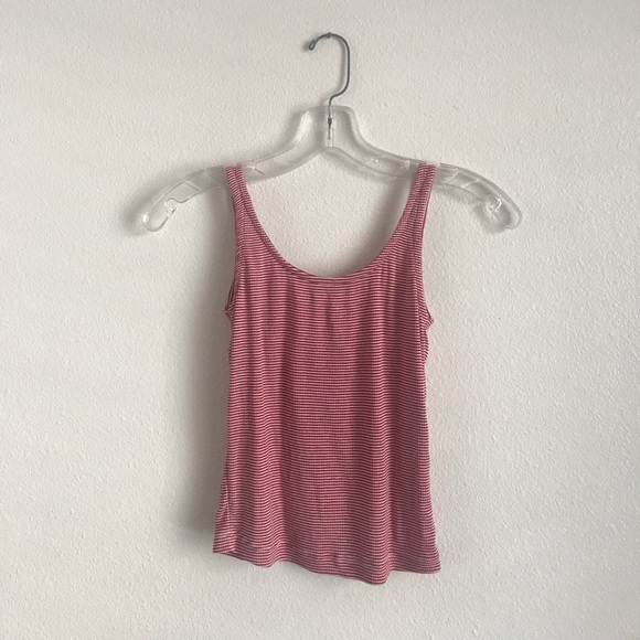 Brandy Melville Tops - NWT Brandy Melville Stripe Crop Top Red & White