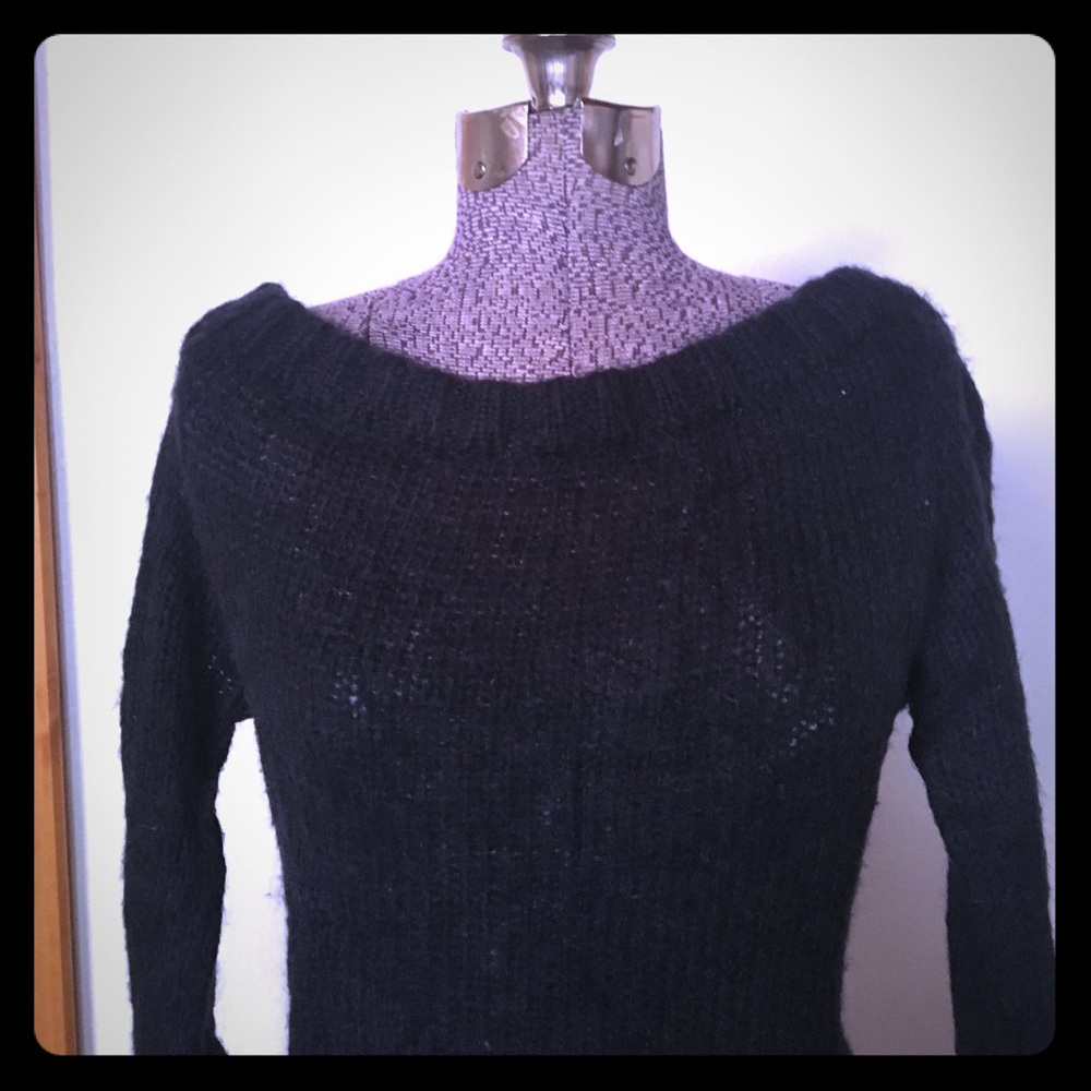 Wooden ships Navy sweater