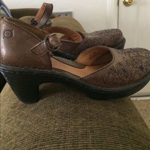 Born heeled Mary Janes