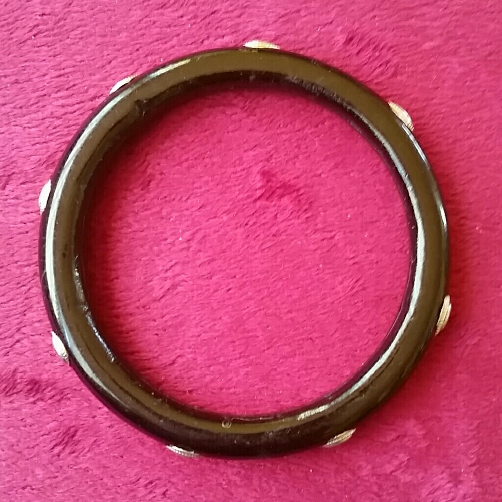 FREE w/purchase. Wooden Bracelet w/Silver Design