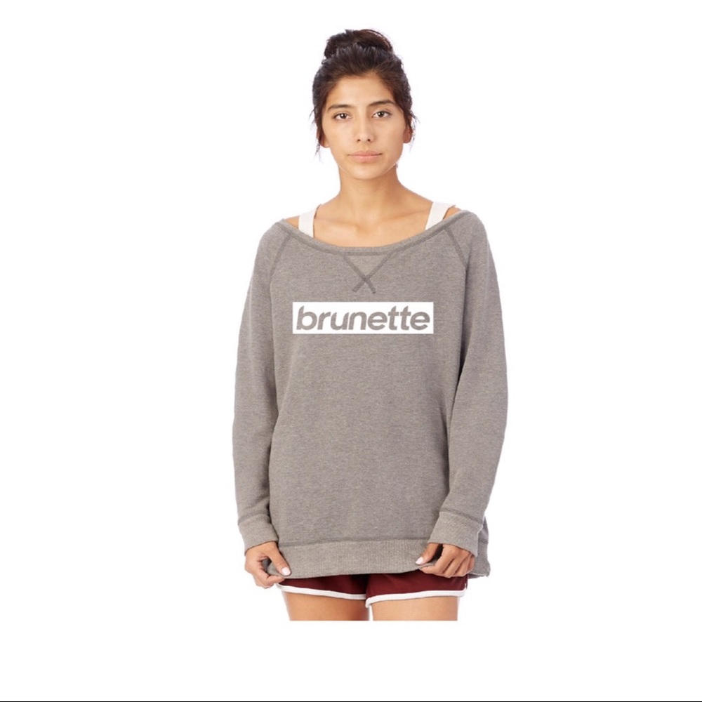 "BRUNETTE" sweatshirt