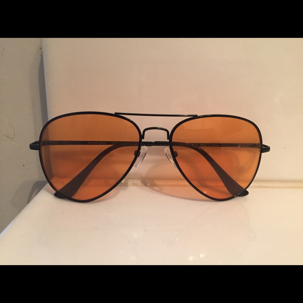 Black & Orange Sunglasses