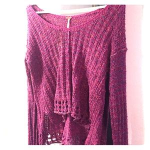 Free people crop sweater