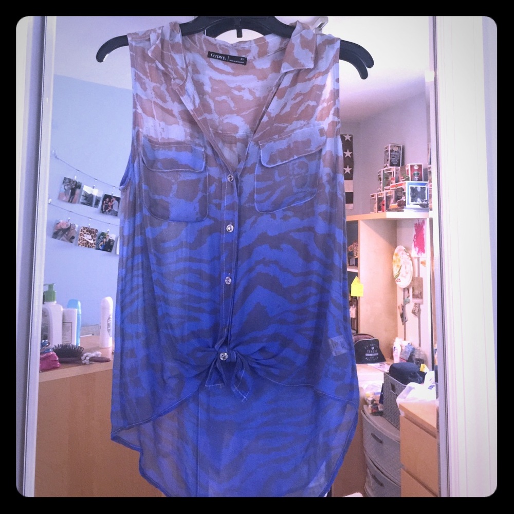 Gypsy05 button down tank